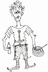 fear of birds drawing by Arsenije Jovanovic