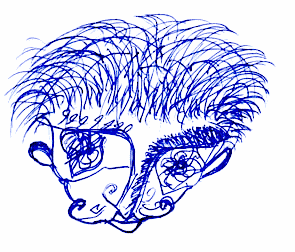 fear of birds drawing by Arsenije Jovanovic