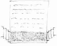 sketch by toni kay for his installation