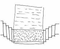 sketch by toni kay for his installation